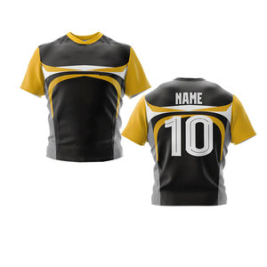 Maillot d'entraînement de rugby personnalisé, sublimé, écologique, respirant, léger, coupe confortable pour les équipes scolaires et les clubs unisexes adultes - Product Image 3