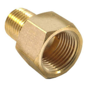 Acoplador de casquillo hembra macho de latón para instalaciones eléctricas y de fontanería Accesorio confiable para uso a largo plazo - Product Image 3