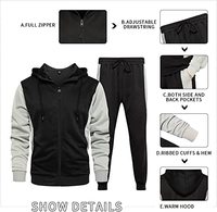 Survêtement athlétique pour hommes en polyester de haute qualité pour la course à pied Jogging Tennis sweats à capuche bon marché vêtements de sport survêtement