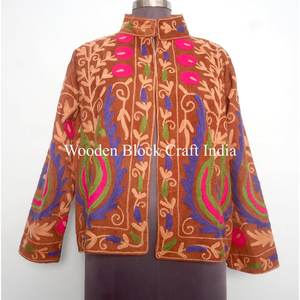 High Quality New Pattern handmade cotrise Embroidered <b>Jacket</b> Boho <b>Hippie</b> Indian Unisex <b>Jacket</b> Coat cotrise <b>Jacket</b> for Women - Product Image 5