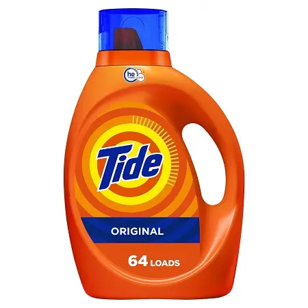 Tide Laundry Detergent Liquid, Original Scent, HE Turbo Clean, 64 Loads