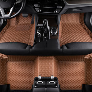 Nouveau design 3D tout rond en cuir organisateur de voiture tapis de <span class=keywords><strong>coffre</strong></span> tapis de chargement - Product Image 5