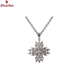 Collar con Colgante de Piedra Topacio blanco de Plata de Ley 925 joyería fina personalizada al por mayor para regalos de joyería de alta gama - Product Image 1