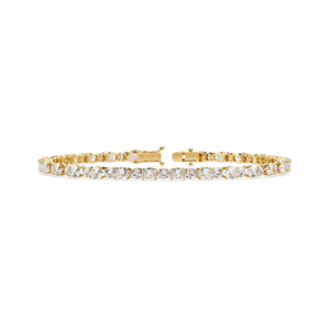 Fabulous 18K <b>Gold</b> Lab Grown Diamond Bracelet & <b>Bangle</b> - Product Image 4