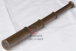 กล้องโทรทรรศน์ทองเหลืองแบบดึงออกได้สำหรับปีนเขา, กล้องโทรทรรศน์เคลือบเงาสำหรับกลางแจ้งการตั้งแคมป์ - Product Image 6