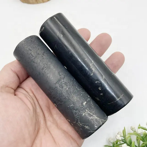 Cylindres d'harmoniseur de shungite de haute qualité Shungite pour la méditation réduire EMF et cristal de guérison de shungite de rayonnement - Product Image 4