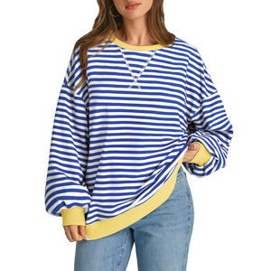 เสื้อฮู้ดดี้ผู้หญิงแบบสวมหัว คอกลม ดีไซน์บุซับใน กันลม ระบายอากาศได้ดี คุณภาพสูง สำหรับฤดูใบไม้ร่วงและฤดูหนาว พร้อมปักโลโก้ตามสั่ง - Product Image 1