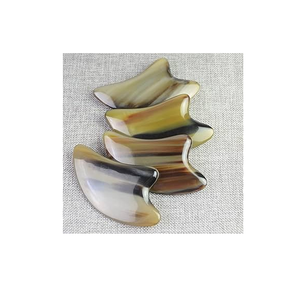 Masseur de corne de buffle outil de grattage Massage du visage corne de buffle Gua Sha ensemble d'outils de grattage visage cou outils Gua sha - Product Image 5