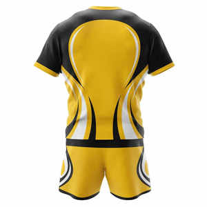 Uniformes de Rugby Personalizados de Alta Calidad en Tallas Grandes, Camisetas de Spandex y Algodón Unisex, Ropa Deportiva OEM con Colores y Logotipos Personalizados - Product Image 2