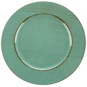 Cookie Snacks <b>Serving</b> <b>Dishes</b> & Plates Handcrafted Metal Round 13" Charger Plate Latest Arrival New Design Plates Food Safe - Product Image 2