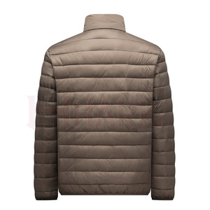 2024 <b>Men's</b> High Street Casual Winter Puffer <b>Jacket</b> High Quality Windproof Canvas Fabric with Solid Color and <b>Letter</b> Design - Product Image 2