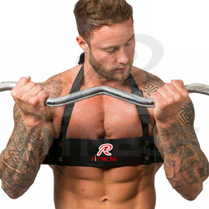 Arnés de Brazo Ajustable de Cuero y Aluminio con Logotipo Personalizado para Levantamiento de Pesas, Unisex, para Gimnasio y Entrenamiento - Product Image 2