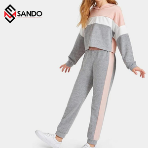 Ropa deportiva de alta calidad para niños y niñas, chándales, conjuntos de dos piezas, venta al por mayor - Product Image 5