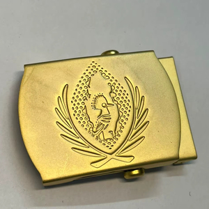Qatar Belt Buckle 24 karat Gold Plated <b>Mate</b> - Product Image 1