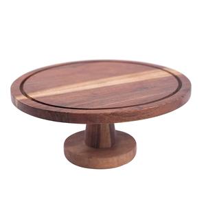 Support à gâteau rond de qualité supérieure avec finition émaillée imprimée pour les mariages et les fêtes d'anniversaire - Product Image 3