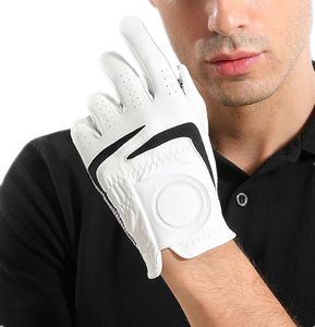 Gant de golf Pro Premium respirant blanc durable de haute qualité en cuir véritable Cabretta - Product Image 2
