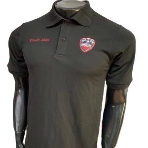 2024 algodón de alta calidad para Polos cómodo y duradero transpirable para ropa informal y uniformes de negocios patrón sólido - Product Image 1