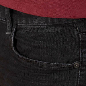 Vente en gros de jeans décontractés légers en coton 100% sur mesure, taille mi-haute, respirants pour hommes, design unique, vente chaude - Product Image 6