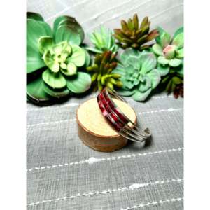 Jamie Johnson Rose Dahlia & Sterling <b>Silver</b> Fashion <b>Cuff</b> <b>Bracelet</b> - Product Image 3