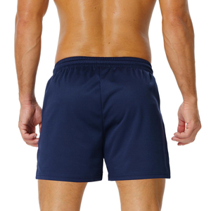 Prix de gros Short de basket-ball personnalisé pour hommes Moyen respirant motif imprimé brodé Style décontracté plage été - Product Image 3