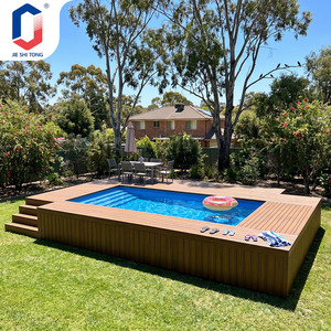 Coastal Home Above Ground Pool Leakproof UV Resistant Durable Prefabricated Design For Family Outdoor Leisure Time pool - Product Image 1