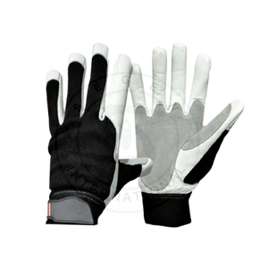 Gants d'assemblage de qualité supérieure, antistatiques et polyvalents, avec des caractéristiques respirantes et antidérapantes, fabriqués en cuir de chèvre et en coton - Product Image 1