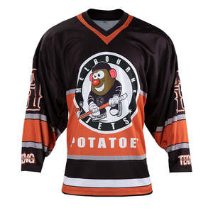 Jerseys de hockey sobre hielo ligeros coloridos sublimados hechos a medida para ropa de equipo juvenil 2025 - Product Image 2