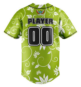 Camiseta de Béisbol para Hombre al por Mayor, Personalizada con Impresión Digital, Manga Corta, Transpirable, de Alta Calidad, Spandex/Algodón, Secado Rápido, a la Moda - Product Image 2
