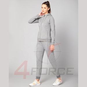 Conjunto Deportivo de Dos Piezas para Mujer con Sudadera con Cremallera y Pantalones Jogger, Ropa Deportiva de Forro Polar Cálido para Gimnasio, Entrenamiento, Correr, Ropa Informal - Product Image 3