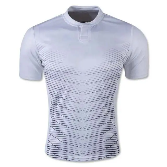 Tùy chỉnh thiết kế in ấn kỹ thuật số thăng hoa Rugby Jersey Rugby đồng phục Áo sơ mi tùy chỉnh 100% polyester chất liệu thể thao mặc 2023