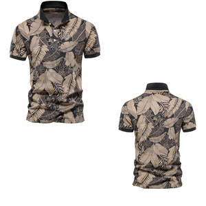 2025 nueva moda impresa personalizada Polo camisa de manga corta para hombre Polo de poliéster sublimación Polo camisas - Product Image 3