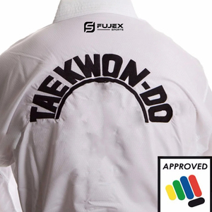 Material de alta calidad, ropa de artes marciales, uniforme de Taekwondo Wtf, uniforme de Taekwondo transpirable de diseño personalizado blanco - Product Image 3