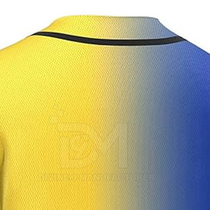 Nouvelle arrivée 100% polyester Baseball Jersey meilleur prix nom personnalisé imprimé vêtements de sport respirant grande taille chemises - Product Image 6