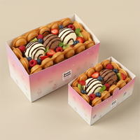 Boîte à emporter pour sandwichs, mini-boîtes à hamburgers, plateau à pain pour emporter, boîte en papier pour aliments à emporter