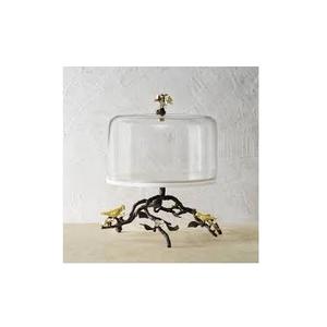 Elegant handcrafted metal <b>cake</b> stand with vintage design for <b>wedding</b> dessert table centerpiece and party serving - Product Image 3