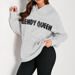 Nuevo Diseño de Sudaderas de Punto Extra Grandes para Mujer de Invierno, Precio al por Mayor con MOQ Bajo, Hecho en Pakistán, Logotipo Frontal para Venta en Línea - Product Image 2