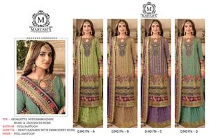 Islamic <b>Muslim</b> <b>Clothe</b> Salwarkamiz Embroidery Worked Salwar Kameez for Women by Meetali Creation - Product Image 2