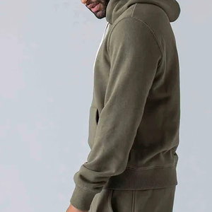 Conjunto Deportivo Informal de Invierno para Hombre, Talla Grande, Unisex, de Alta Calidad, con Logotipo Personalizado al por Mayor, 100% Algodón con Forro Polar, Conjuntos Deportivos OEM - Product Image 3