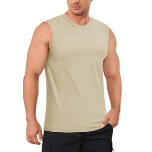 Nuevo diseño personalizado 2025, venta al por mayor, ropa activa, chaleco de entrenamiento regular para hombres, camisetas sin mangas musculosas, ropa de hombre, chaleco de talla grande de verano - Product Image 1