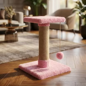 ต้นไม้แมวคุณภาพสูง Amistar Fluffy Classic Jute Cat Tree Paradise สำหรับแมวทุกขนาด - Product Image 5