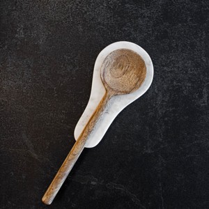 Soporte de cocina de metal para cuchara de madera tallada a mano para espátulas cucharas pinzas Más - Product Image 4