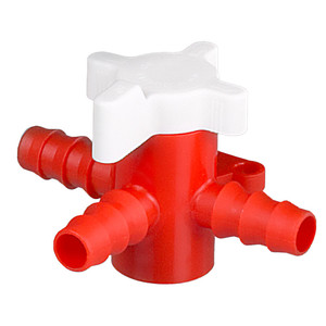 Vannes à trois voies PP/PE pour usage industriel et laboratoire - Burkle GmbH - Product Image 1