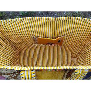 Sac fourre-tout matelassé sac à bandoulière en coton imprimé floral sac écologique durable, Yoga Shopping Beach Artist Boho - Product Image 6