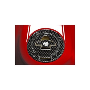 Protezione Serbatoio Moto in Resina Carbonio 3D PETROL DUCATI MOTORRAD, Adesivo di Protezione Coperchio Serbatoio Moto su Misura - Product Image 1