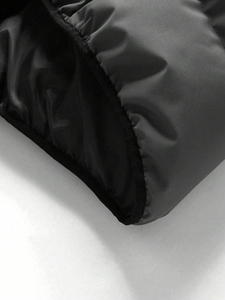 เสื้อแจ็กเก็ตผู้ชายสีทึบมีฮู้ดระบายอากาศได้ดีทำจากผ้าฝ้าย - Product Image 4