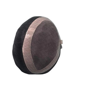 Taz วิกผมอินเดียแบบเชมมี่สำหรับผู้ชายวิกผมเบสแบบโมโนและผมปลอม-นุ่มน้ำหนักเบาเป็นมิตรกับสิ่งแวดล้อม - Product Image 1