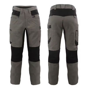 Pantalones Cargo Oxford de Algodón 100% para Hombre, Nueva Colección en Oferta |   Pantalones de Trabajo Impermeables de Tela No Tejida |   Corte Recto, Transpirable, Secado Rápido - Product Image 4