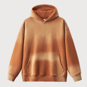 2025 VENTA CALIENTE Estilo Premium Hombres Algodón básico de alta calidad Mezclado Tie Dye Print Patrón sólido Todos los tamaños Temporada de invierno Sudaderas con capucha - Product Image 4