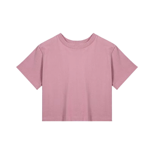 Diseño personalizado OEM al por mayor de ropa de mujer impresión digital de manga regular de las mujeres camisetas de cuello redondo para las niñas - Product Image 4