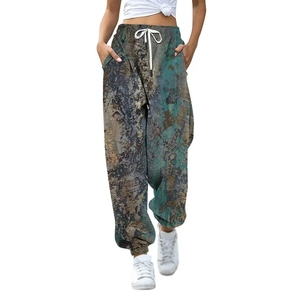 Pantalons de jogging pour femmes grandes tailles, pantalons à séchage rapide, pantalons de style streetwear pour femmes, impression par sublimation, tissu en soie polaire d'hiver - Product Image 4
